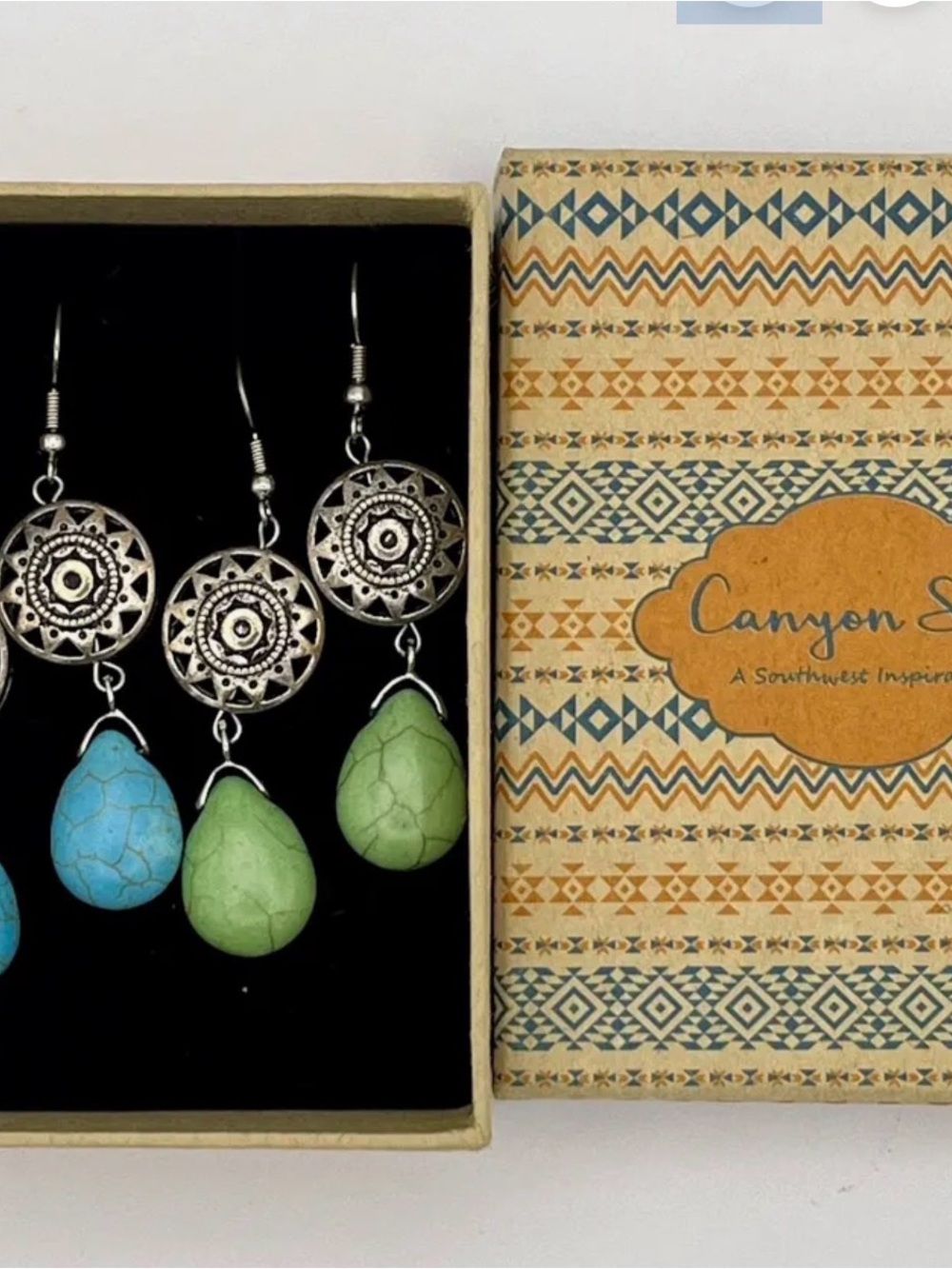 Canyon Sky Turquoise Earrings